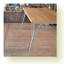 ｵｰﾀﾞｰ家具・ｵｰﾀﾞｰｷｯﾁﾝのcalmfurniture】パイン無垢材とアイアンのオーダーダイニングテーブル