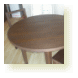 【ｵｰﾀﾞｰ家具・ｵｰﾀﾞｰｷｯﾁﾝのcalm】アガチス材の円形ダイニングテーブル