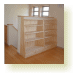 【ｵｰﾀﾞｰ家具・ｵｰﾀﾞｰｷｯﾁﾝのcalm】ﾊﾟｲﾝ無垢材の図書館の様なオーダー本棚収納