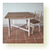 【ｵｰﾀﾞｰ家具・ｵｰﾀﾞｰｷｯﾁﾝのcalmfurniture】ﾊﾟｲﾝ材のダイニングテーブル