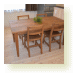 【ｵｰﾀﾞｰ家具・ｵｰﾀﾞｰｷｯﾁﾝのcalm】アガチス材のダイニングテーブル