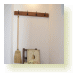 【ｵｰﾀﾞｰ家具・ｵｰﾀﾞｰｷｯﾁﾝのcalmfurniture】アンティーク風オーダーアイアンと無垢材の四連フック