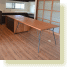 ｵｰﾀﾞｰ家具・ｵｰﾀﾞｰｷｯﾁﾝのcalmfurniture】無垢材とアイアンのオーダーダイニングテーブル